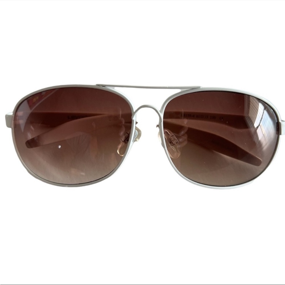 LEVI’S Aviator Sunglasses White Gradient Brown Lens - Picture 16 of 16
